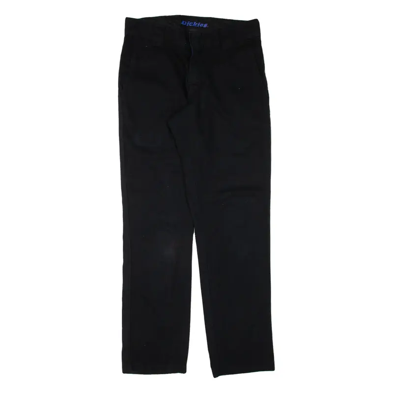 DICKIES Workwear Mens Trousers Black Slim Tapered W30 L32