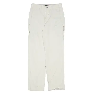 DOCKERS Khakis Trousers Cream Regular Skinny Womens W30 L32
