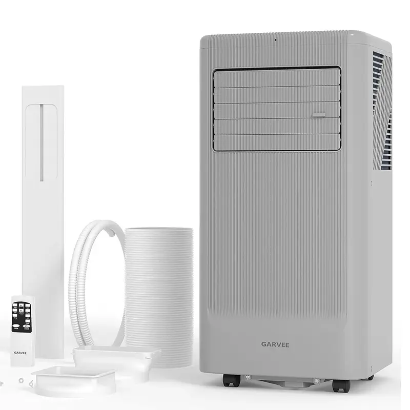 Garvee 8000 BTU Portable Air Conditioner with Cooling, Dehumidifier, Fan 3-IN-1 Indoor AC, Sleep Mode, 24H Timer, 2 Wind Spee...