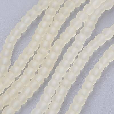 Transparent Glass Bead Strands
