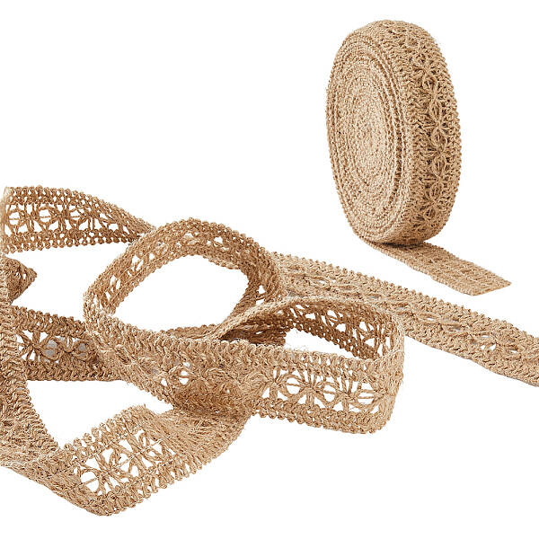 10M Burlap Braided Ribbons