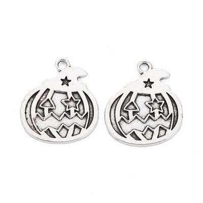 Halloween Tibetan Style Alloy Pendant Enamel Settings