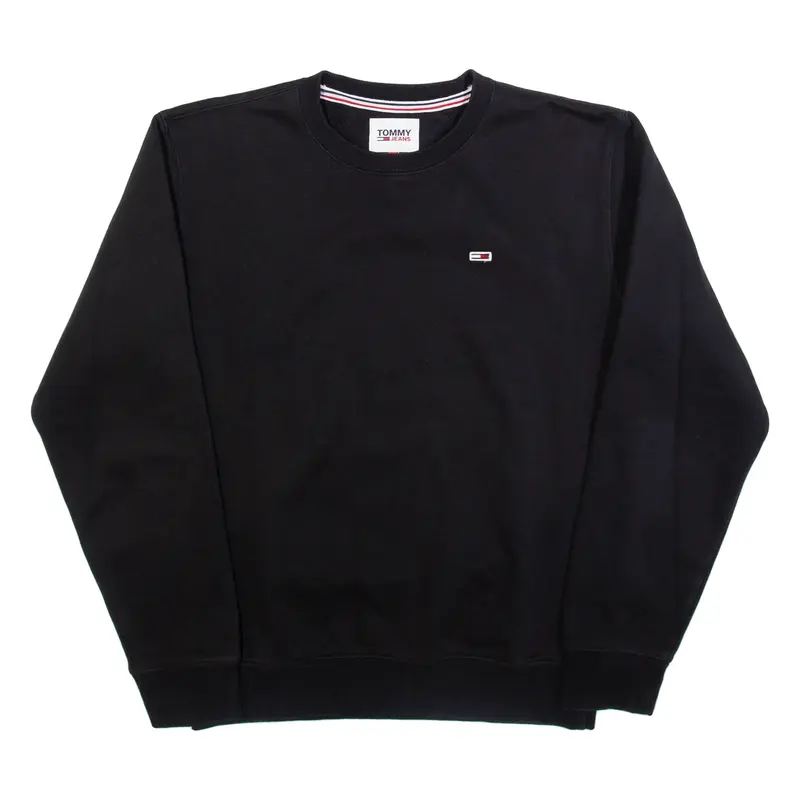 TOMMY HILFIGER Mens Sweatshirt Black S