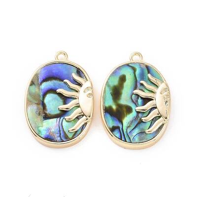 Natural Paua Shell Pendants