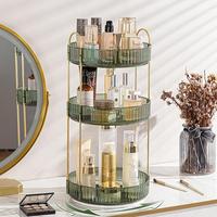 360° Rotating Makeup Organizer - Large Capacity Cosmetic and Skincare Dresser | Spinning Perfume Organizer Vanity Shelf for ...