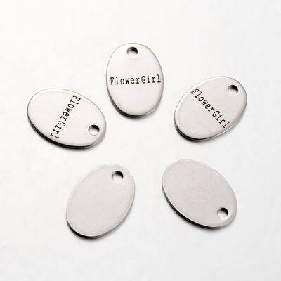 Non-Tarnish Spray Painted Stainless Steel Pendants