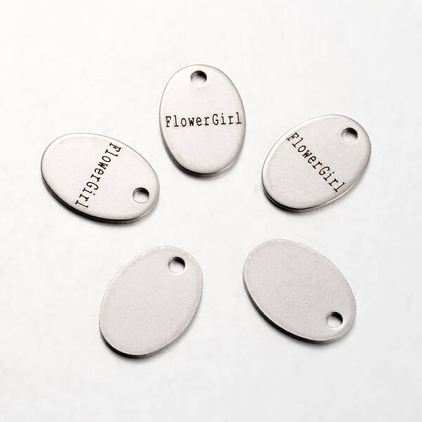 Non-Tarnish Spray Painted Stainless Steel Pendants