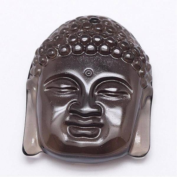 Natural Ice Crystal Obsidian Carven Pendants