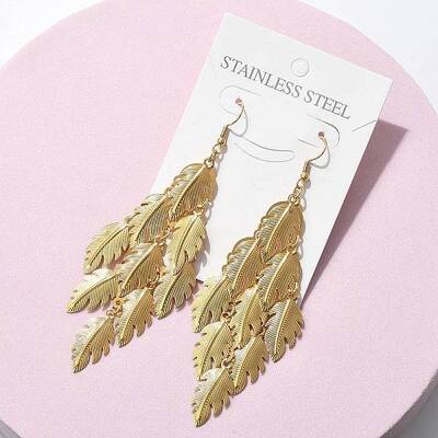 304 Stainless Steel Dangle Earrings