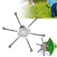 String Trimmer Replacement Head,Steel Wire Weed Brush Cutter Trimmer Head Electric Weed Blades Head Wired Trimmer Head Replac...