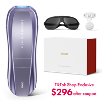 Ulike Laser Hair Removal Air 10 IPL Device with Ice-Cooling Contact Dual Lights Skin Sensor & SHR Mode for Comfortable Effect...