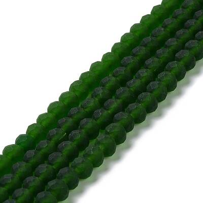 Transparent Glass Beads Strands