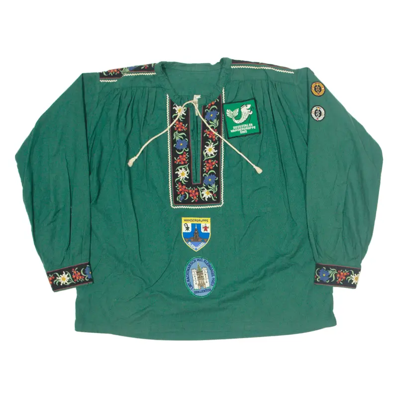 MENET Tunic Pullover Jacket Green Womens L