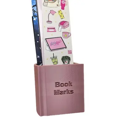 Open Book Bookmark Display - Bookmark Holder & Organizer - Multiple Colors - BNC3D - Book Lover Gift - Ideal for Bookshelf De...