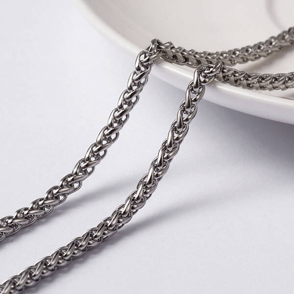 Tarnish Resistant 304 Stainless Steel Wheat Chains