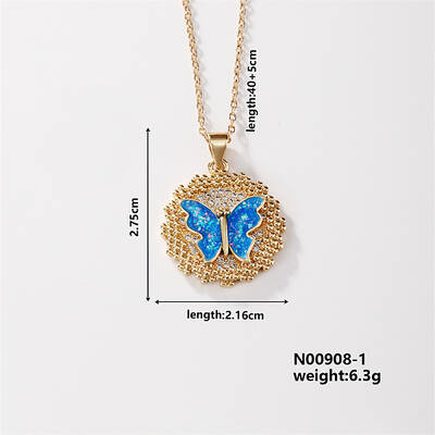 Cute Brass Micro Pave Clear Cubic Zirconia Pendant Necklaces for Women