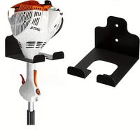 Wall Mounted Tool Rack, Garage Management Trimmer Rack, Garden Electric Tool Hanger, Heavy Duty Wall Mounted Lawn Mower Stor...