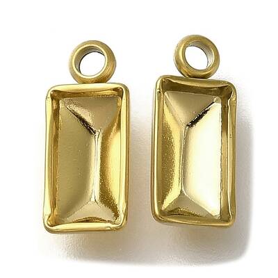 Ion Plating(IP) 304 Stainless Steel Pendant Cabochon Settings