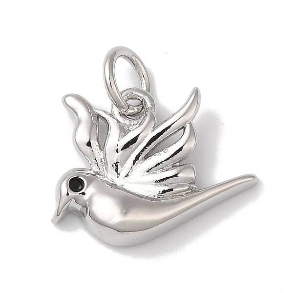 Rack Plating Brass Enamel Charms