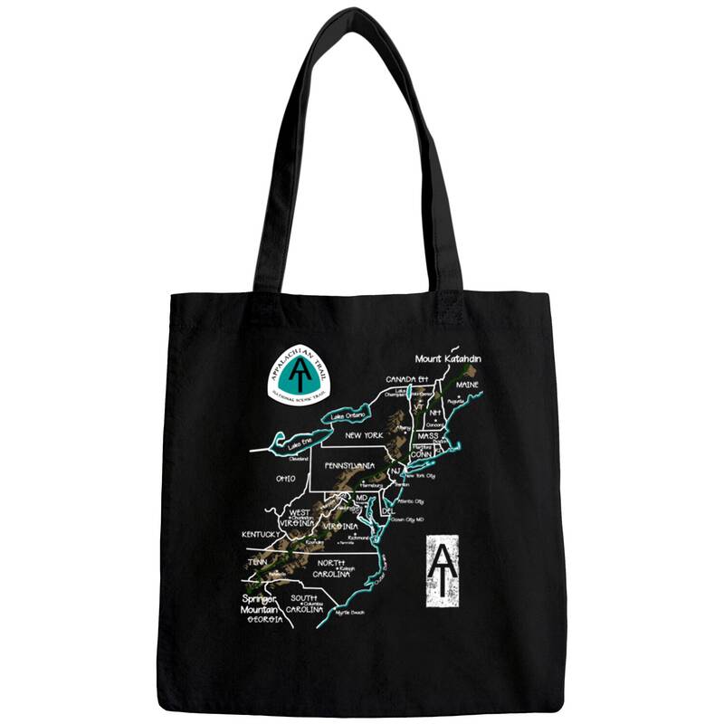 Appalachian Trail Hiking Map Bags
