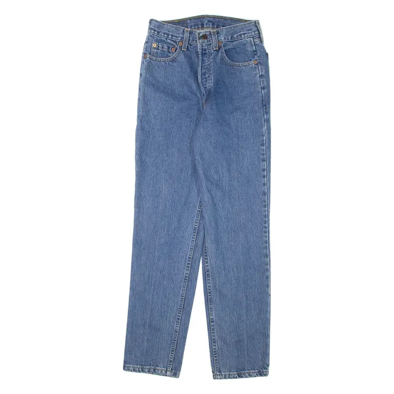 LEVI'S 891 02 Orange Tab Womens Jeans Blue Slim Tapered 90s W25 L30