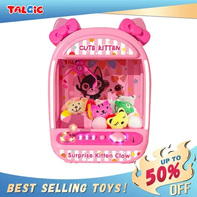 Claw Machine for Kids, Mini Vending Machine Girls Unicorn Toys, Candy Grabber Prize Dispenser with Sound & 20 Mini Plush Toys...