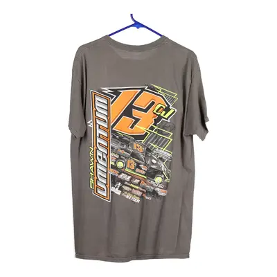 Shawn #13 Unbranded Nascar T-Shirt - Large Grey Cotton