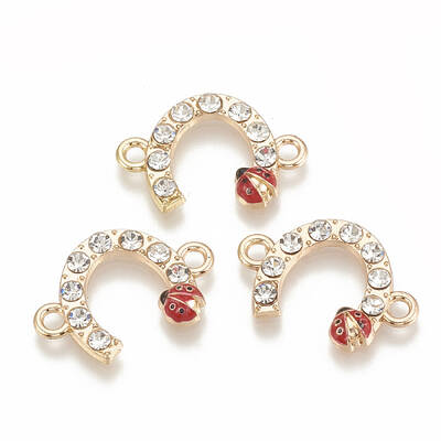 Alloy Rhinestone Links connectors