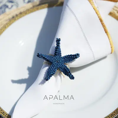 Starfish Napkin Ring - Sold by Set | Packaging: Pack of 4