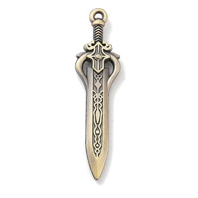 Tibetan Style Alloy Big Pendants