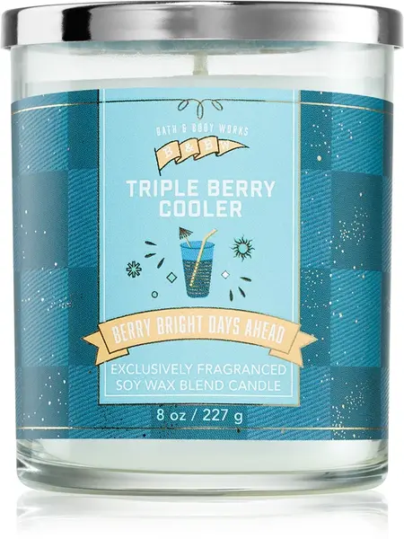 Bath & Body Works Triple Berry Cooler scented candle 227 g