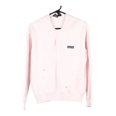 Patagonia Sweatshirt - Small Pink Cotton Blend