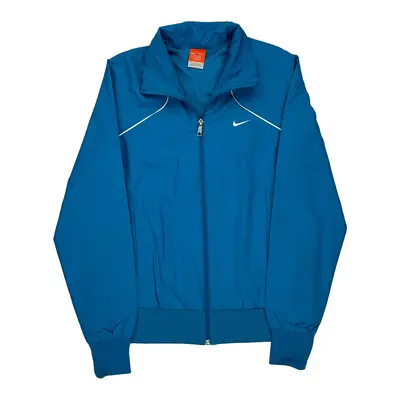 Nike Track Jacket - Medium Blue Polyester