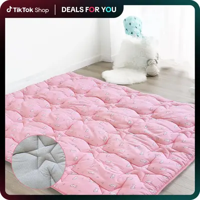 Thicker Padded Play Mat Playpen Mat - Large Soft Non-slip Kids Gifts Floor Crawling Tummy Time Foldable Portable Lightweight ...