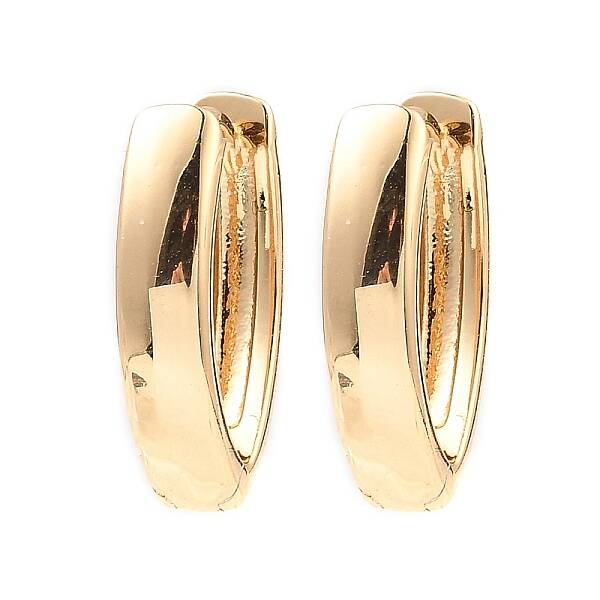 Brass Hoop Earrings