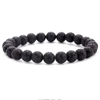 Natural Lava Stone Bracelet with Essential Oil Diffuser