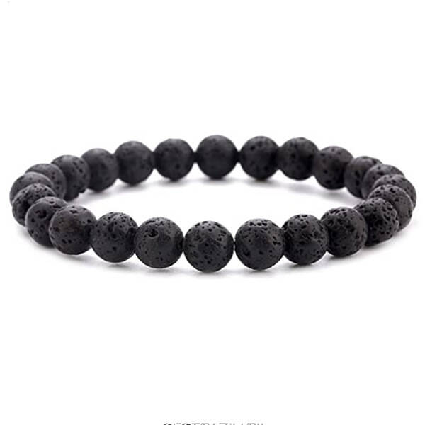 Natural Lava Stone Bracelet with Essential Oil Diffuser