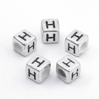 Plated Acrylic Beads