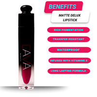 MATTE LIPSTICK - Water Proof, Transfer Resistant, With Vitamin E Gloss Lipgloss matte  lipsticks Makeup Oil Nourishing Cosmet...