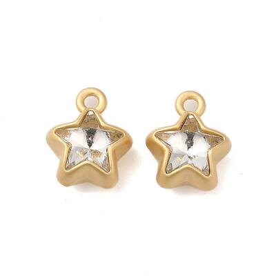 Rack Plating Alloy Rhinestone Pendants
