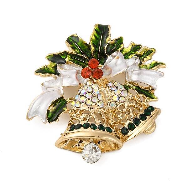 Rhinestone Alloy Brooches