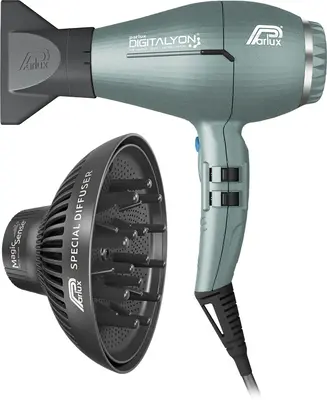Parlux Digitalyon + Magic Sense hair dryer + diffuser