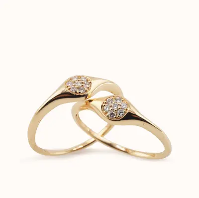 Pinky Promise Rings  | Yellow Gold