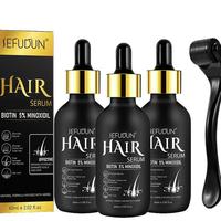 Sefudun 5% Minoxidil Hair/Beard Care Serum with Hair Roller, Gifts for Men Dad Him Boyfriend Husband Brother,Birthday gift,Da...