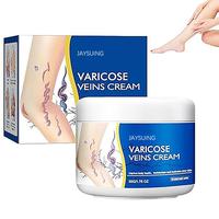 Varicose Veins Cream, Gentle Massage Leg Cream, Leg Care Cream, Moisturizing Body Care Product for Women & Men, Moisturizer