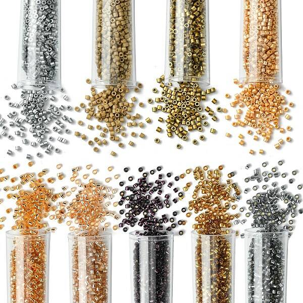 10080Pcs 9 Colors Baking Paint Glass Seed Beads