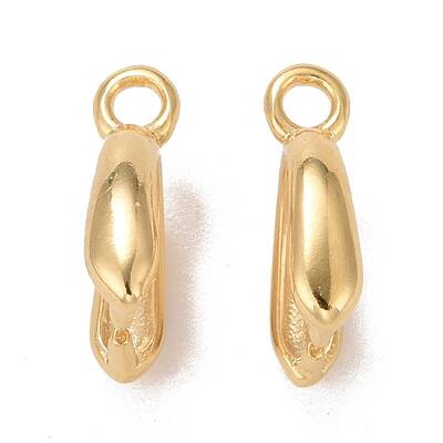 Rack Plating Eco-friendly Brass Ice Pick Pinch Bails
