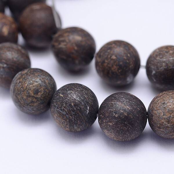 Natural Bronzite Beads Strands