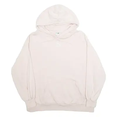 PUMA Oversized Womens Pink Hoodie S