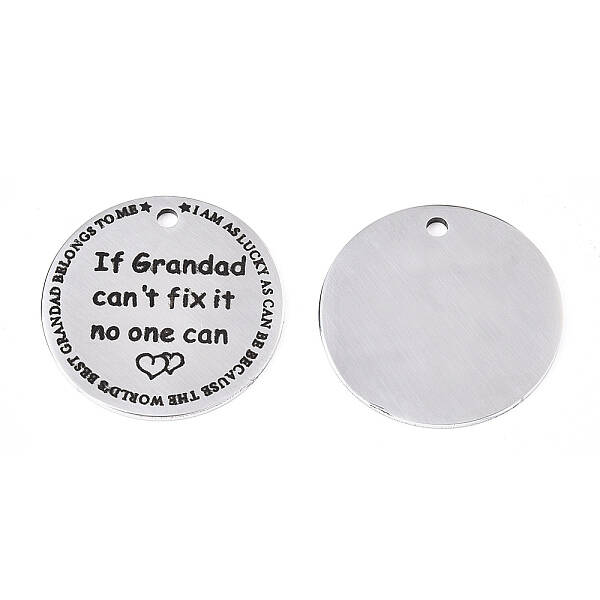 Non-Tarnish 201 Stainless Steel Pendants